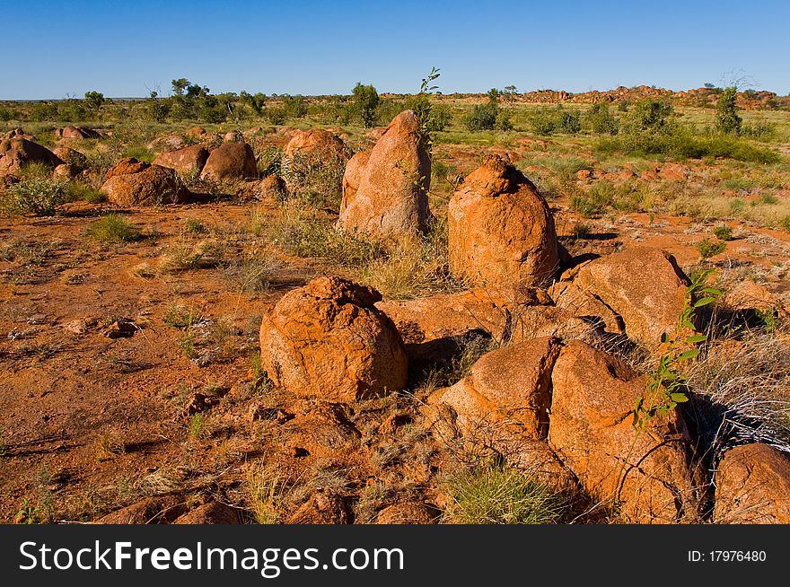 Landscape in the australian outback, northern territory. Landscape in the australian outback, northern territory