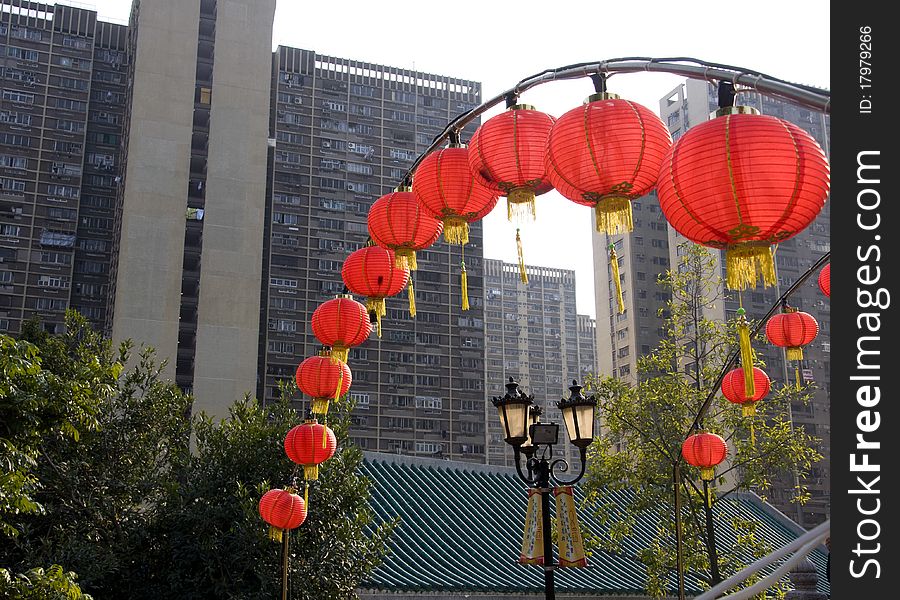 Lantern in the china festival