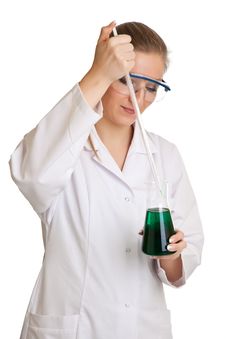 Scientist Woman Royalty Free Stock Photography