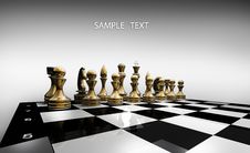 Chess Pieces Set Stock Photography Chess Pieces Set Stock Photography