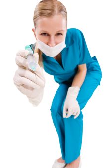 Comical Nurse Stock Photos Comical Nurse Stock Photos