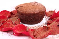 Chocolate Souffle Royalty Free Stock Photography Chocolate Souffle Royalty Free Stock Photography