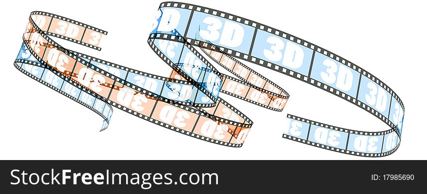 3d Film Rolled Forward