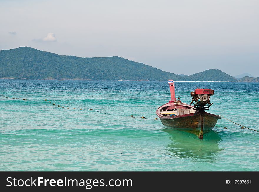 A boat on the sea, phuket thailand