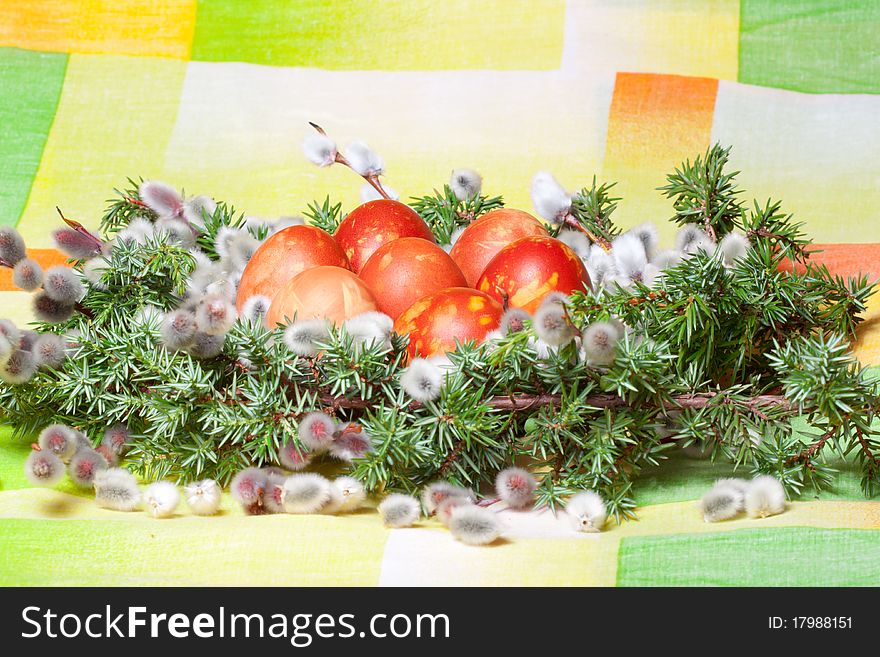 Decoration Of Easter Eggs