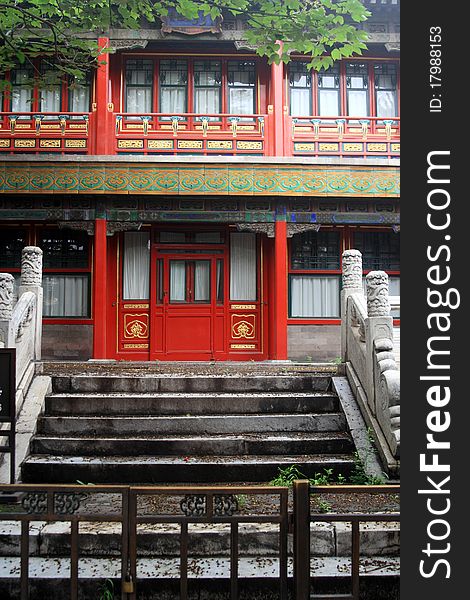 Beijing Court yard in Forbidden City, China