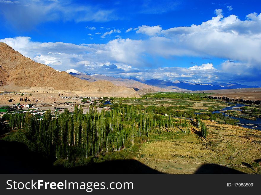 Dramatic Ladakh landscape