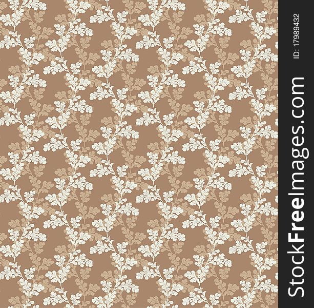 Beautiful seamless wallpaper pattern-leaf. Beautiful seamless wallpaper pattern-leaf