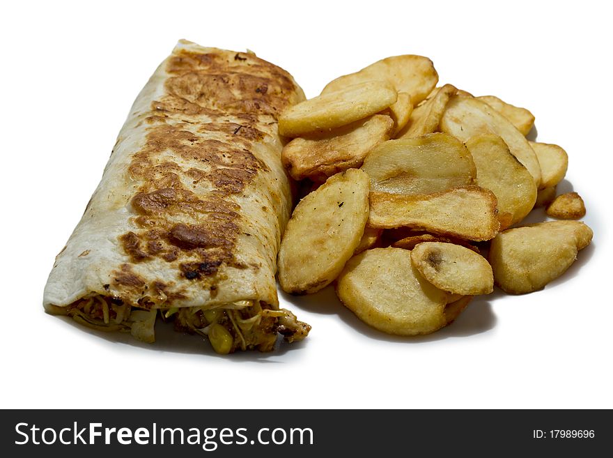 Spanish baked tortilla with potatoes. Spanish baked tortilla with potatoes