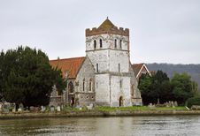 Church On The River Thames In Winter Royalty Free Stock Photos Church On The River Thames In Winter Royalty Free Stock Photos