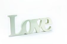 Word Love Written Stock Image
