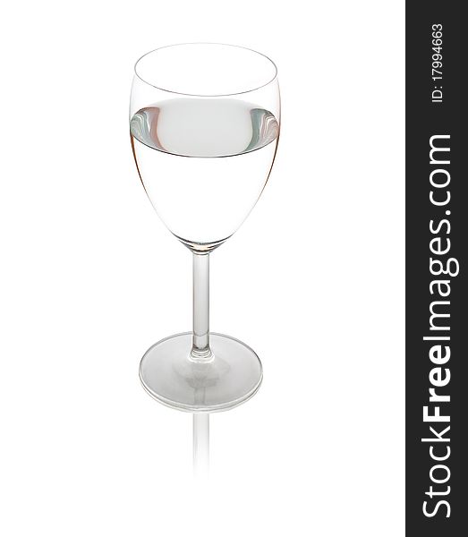 Water In A Wineglasse.