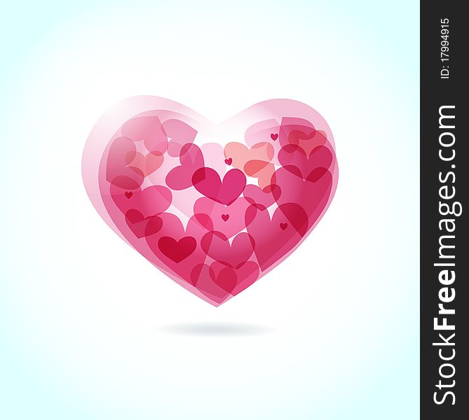 Abstract Valentines Background