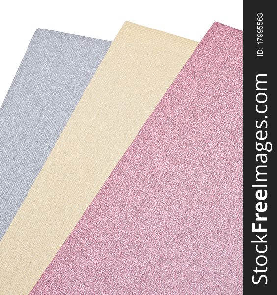 Textured Paper Background Pink, Yellow and Silver Grey