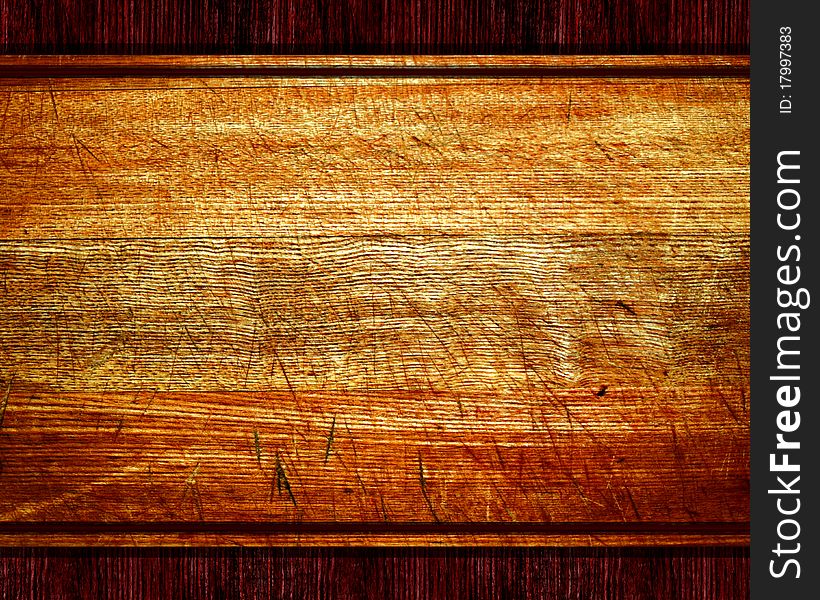 Old Wood Plate Or Texture