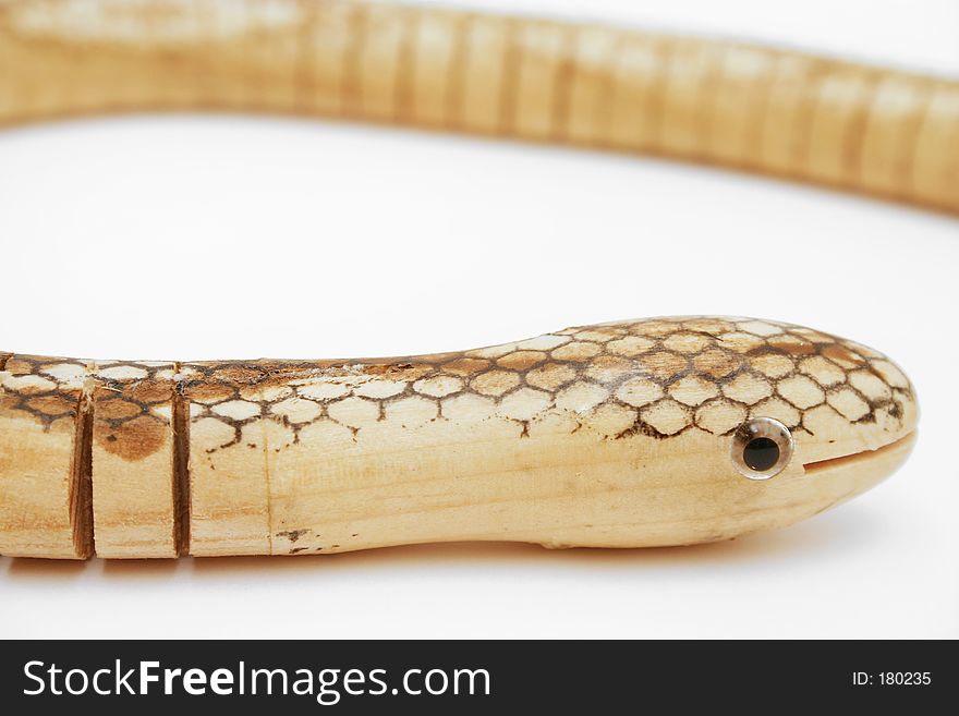 Toy snake - Wooden toy snake