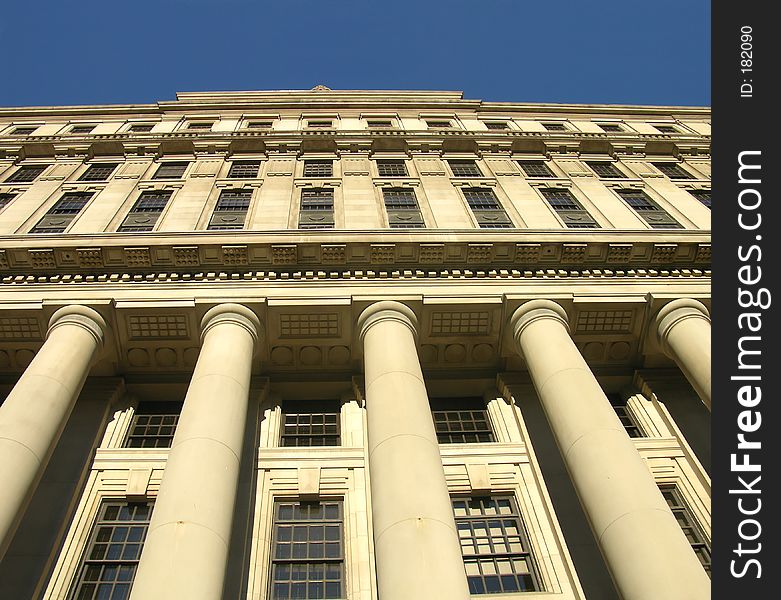 Elegant corporate building soars up to the sky. Elegant corporate building soars up to the sky.