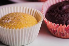 Two Cupcakes Royalty Free Stock Image Two Cupcakes Royalty Free Stock Image