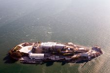 Aerial View Of Alcatraz Stock Photo Aerial View Of Alcatraz Stock Photo