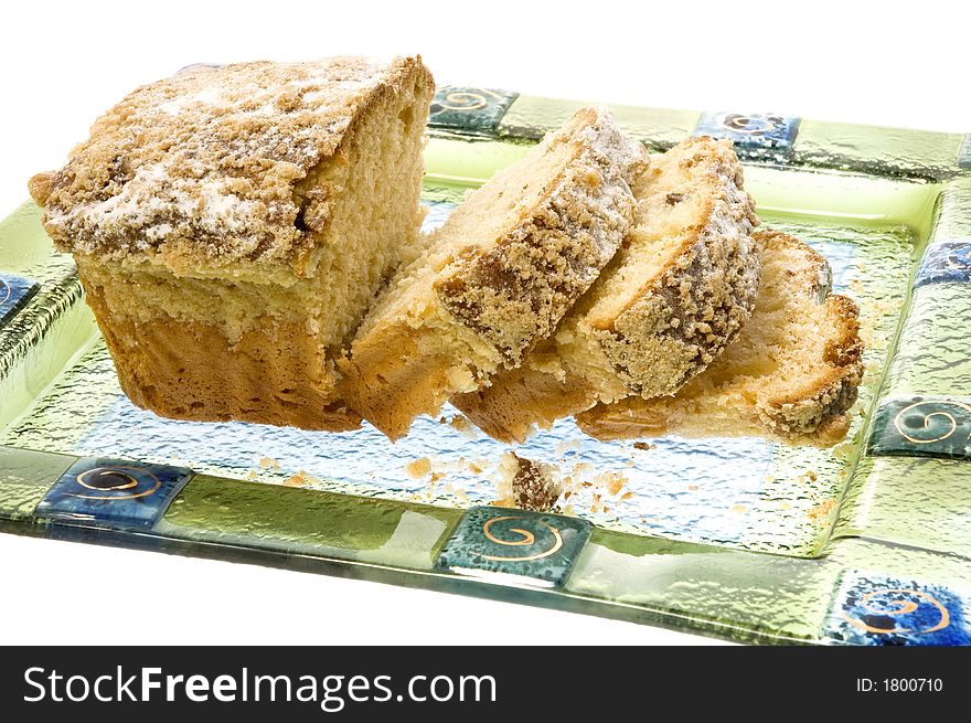 Cake isolated on the white background