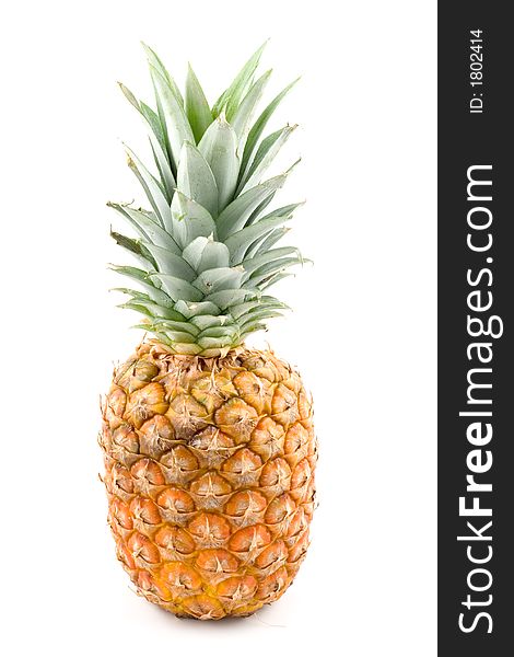 Pineapple on white background (isolated)