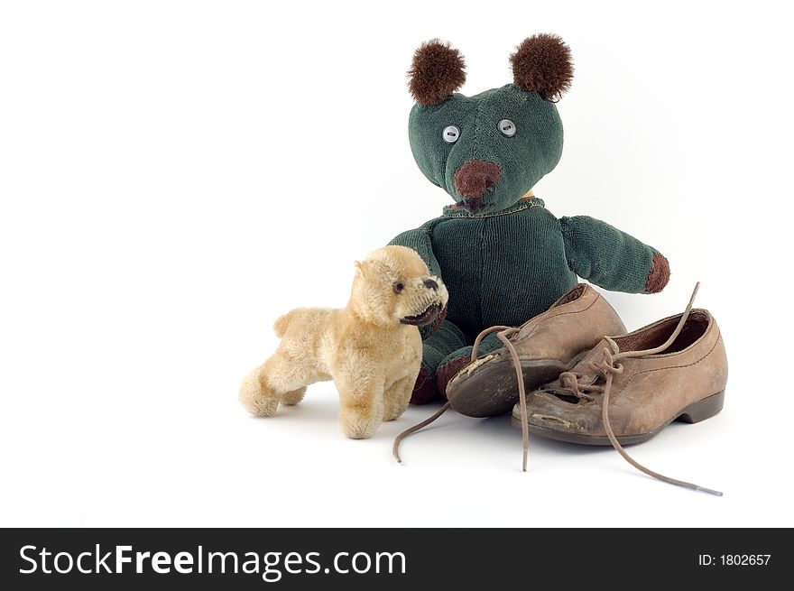 First teddies and baby shoes