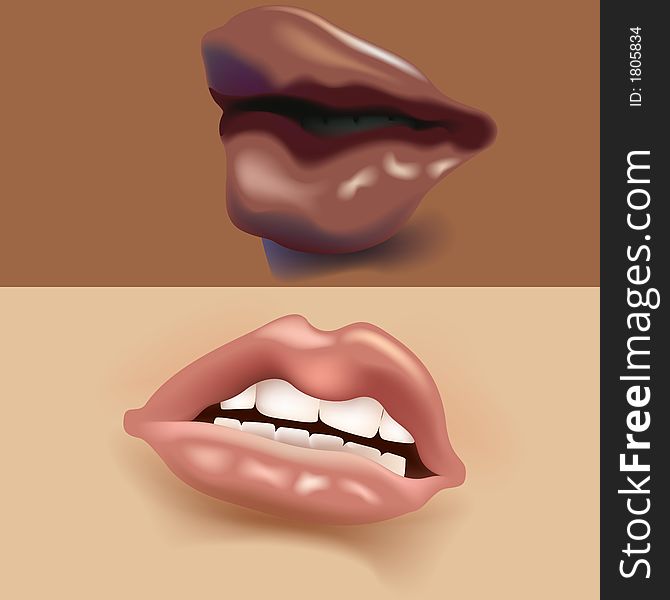 Lips vol.6 - High detailed vector illustration.
