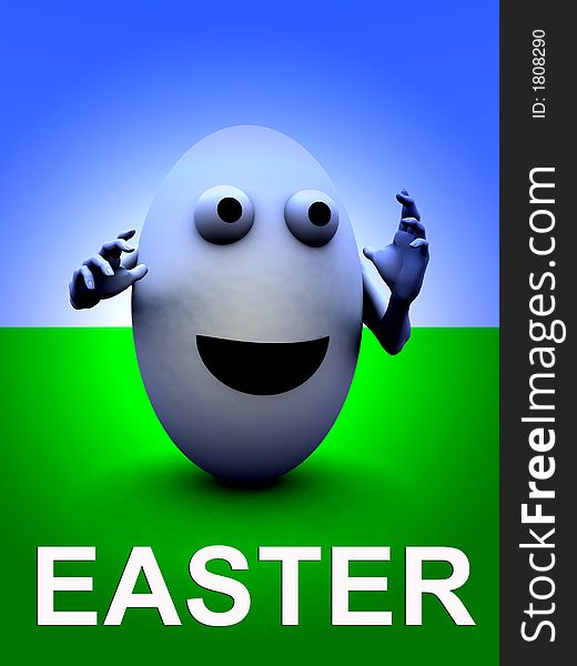 A simple toon based image of a egg man this image is suitable for images relating to Easter and food. A simple toon based image of a egg man this image is suitable for images relating to Easter and food.