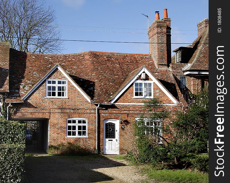 Quaint Cottage in an English Rural Village. Quaint Cottage in an English Rural Village