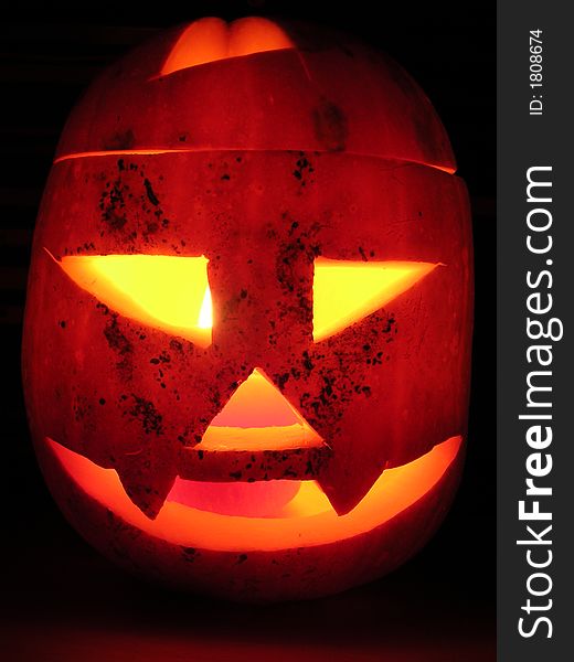 Carved pumpkin lantern for the halloween festival/all hallows eve. Trick or treat jack-o-lantern. Carved pumpkin lantern for the halloween festival/all hallows eve. Trick or treat jack-o-lantern.