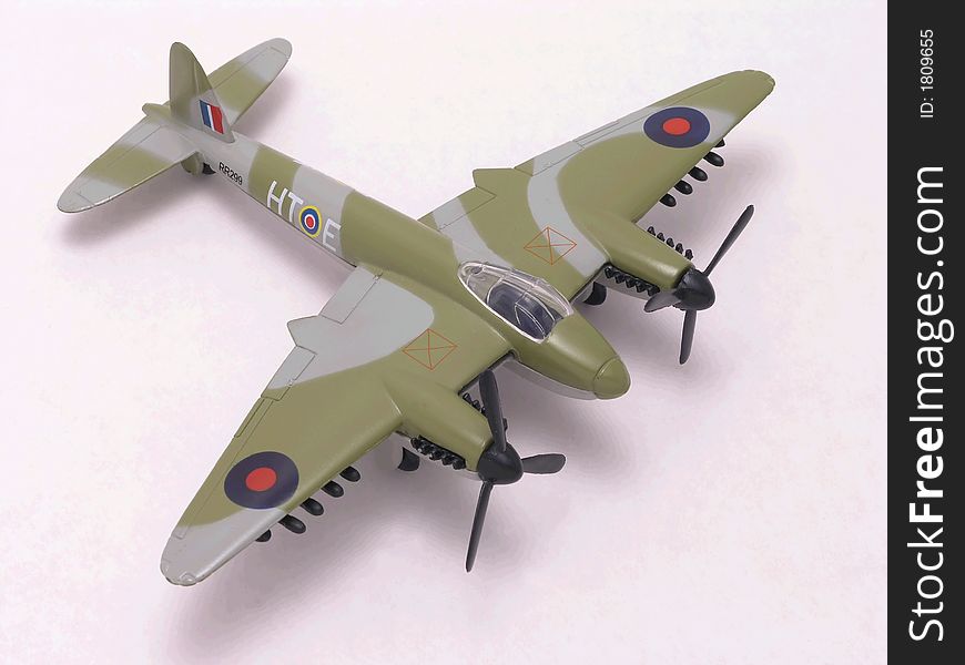 British Mosquito WWII Bomber airplane. British Mosquito WWII Bomber airplane