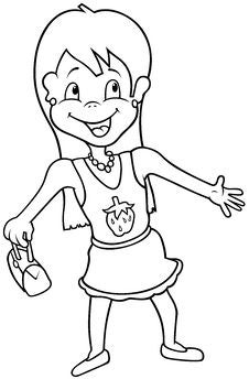 Girl With Summer Dress Royalty Free Stock Photos Girl With Summer Dress Royalty Free Stock Photos