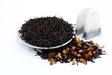 Black Tea Leaves With Dried Fruit Tea Royalty Free Stock Image Black Tea Leaves With Dried Fruit Tea Royalty Free Stock Image