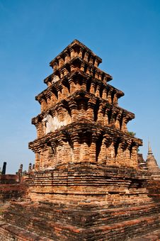 Pagoda Of Sukhothai Historical Park,Thailand Royalty Free Stock Photos Pagoda Of Sukhothai Historical Park,Thailand Royalty Free Stock Photos