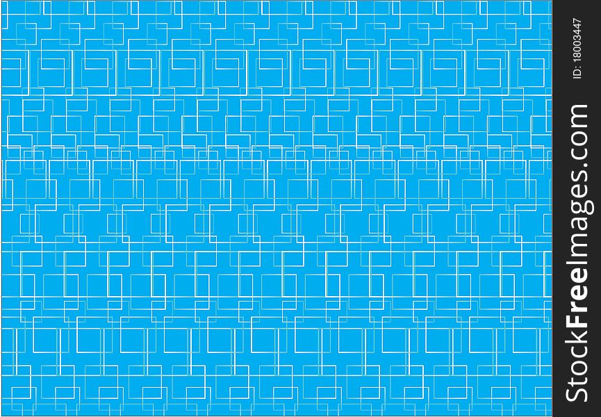 Blue background with squares