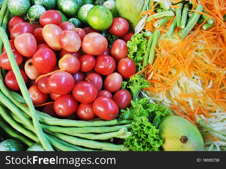 The variety of nuture vegetable in the dish