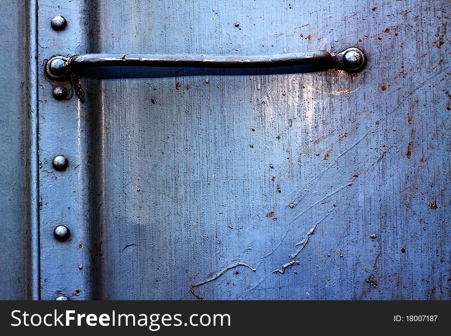 Old train doors are welded stainless steel all. Old train doors are welded stainless steel all