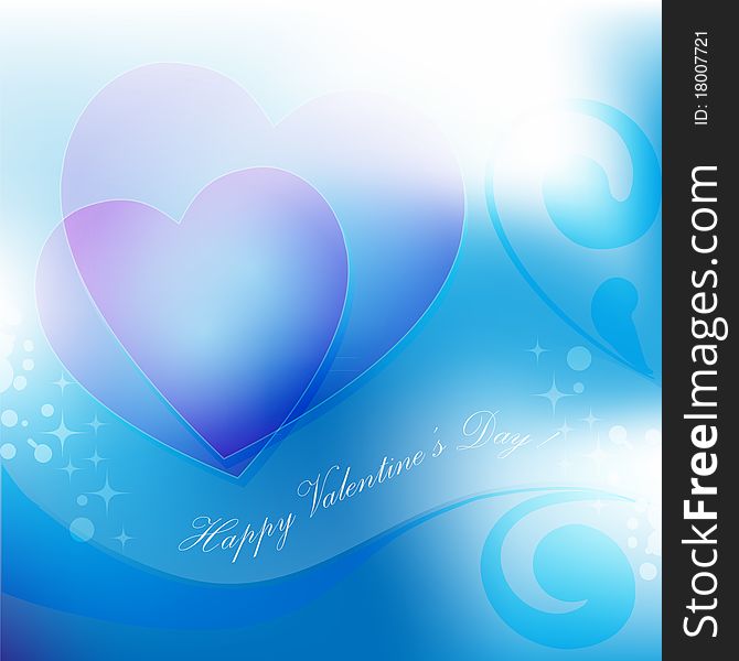 Valentines Background - Blue