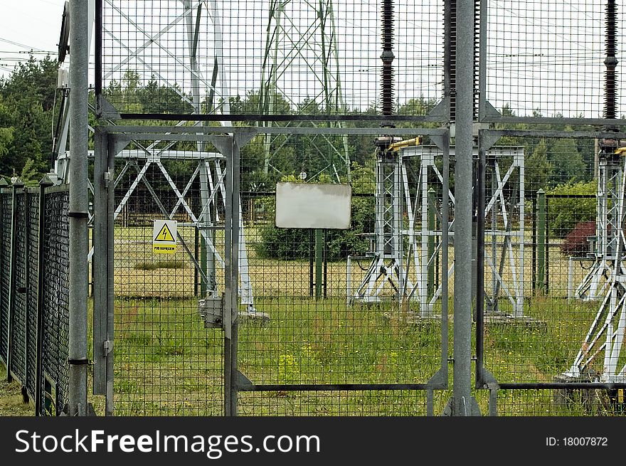 Photo of power station elements