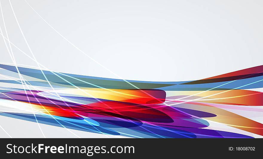 Beautiful abstract  background with bright multicolor lines