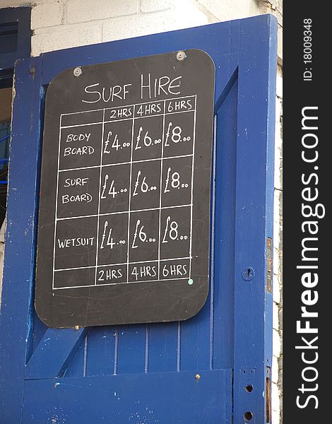 Price list to surfing heaven in Cornwall. Price list to surfing heaven in Cornwall