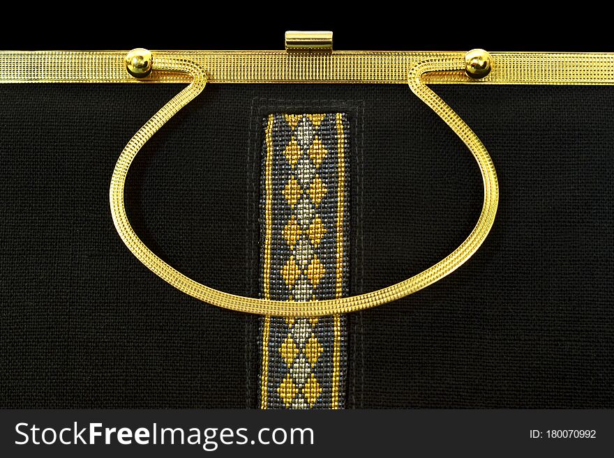 Gold Bag Made Of 18k Gold And Silk That Is Luxurious, Expensive,