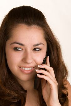 Young Woman On Phone Royalty Free Stock Photos Young Woman On Phone Royalty Free Stock Photos