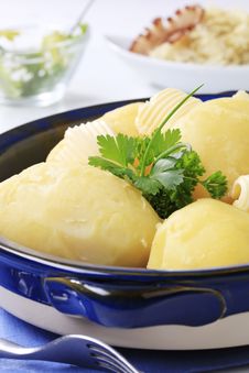 Boiled Potatoes Royalty Free Stock Images Boiled Potatoes Royalty Free Stock Images