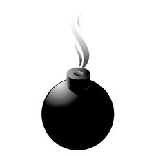 Bomb Ready To Explode Royalty Free Stock Photography