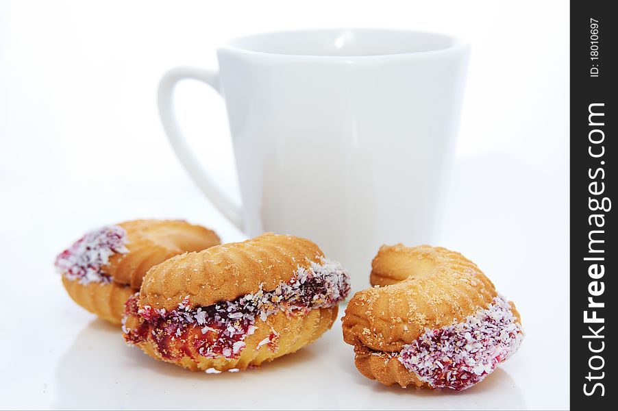 Butter biscuits and cup of tea