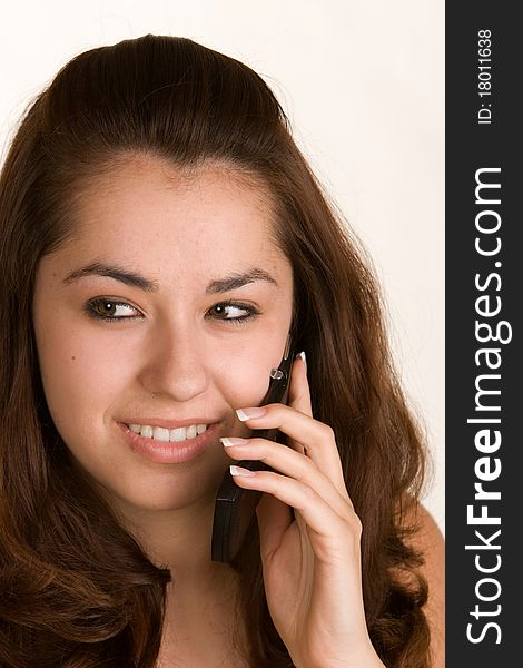 Young Woman On Phone