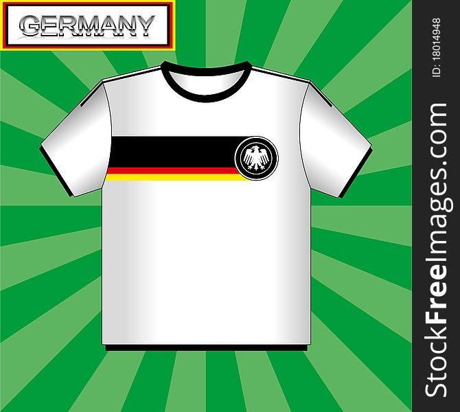 Football (soccer) shirt of germany