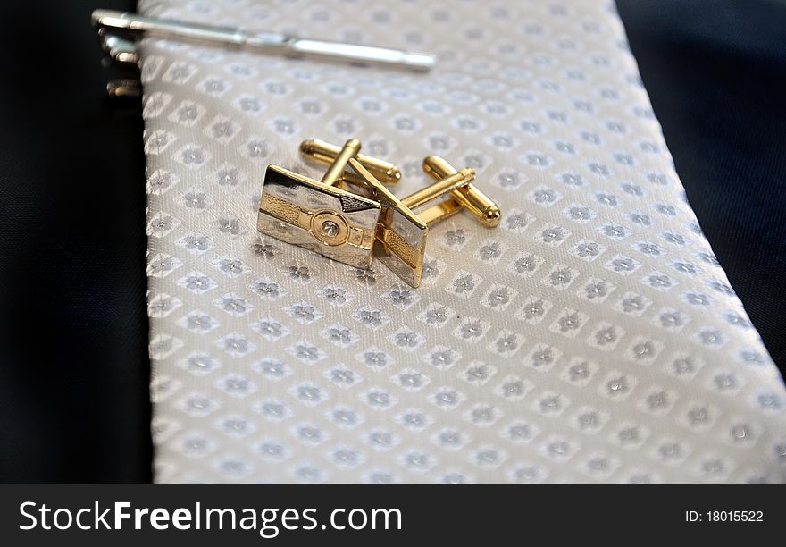 Wedding Cufflinks and tie