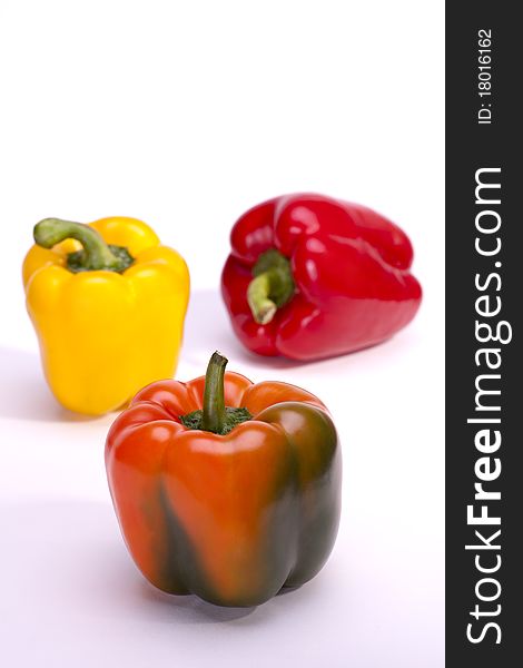 Arrangement of Colorful Red Pepper